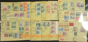 170752 - 1940-42 sestava 27ks ústřižků poštovních průvodek vyf