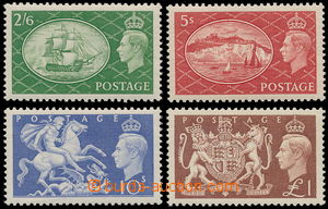 170801 - 1951 SG.509-512, Jiří VI. - Motivy; kompletní série, hod