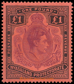 170811 - 1938 SG.143, Jiří VI. £1; luxusní koncová hodnota