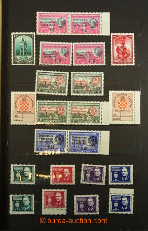 170853 - 1941-46 [SBÍRKY]  JUGOSLÁVIE, SRBSKO, CHORVATSKO  menší 