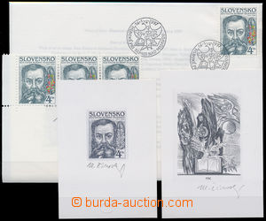 170897 - 1997 PLATE PROOF  Zber.112, Personalities 4Sk, selection of 