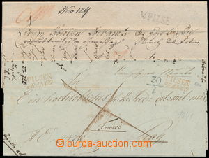 170905 - 1813, 1841 CZECH LANDS  2 folded letters from Pilsen:  a) Re