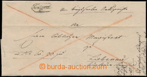 170985 - 1833-40 CZECH LANDS folded letter with frame pmk KÖNIGSAAL 