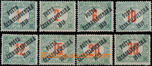 171013 -  Pof.131-139, Červené číslice 1f-30f, kompletní série,