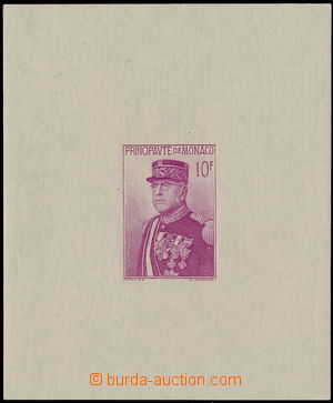 171044 - 1938 Mi.Bl.1, aršík Národní svátek 10F; lehká stopa po