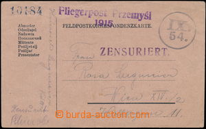 171047 - 1915 FLIEGERPOST PRZEMYŚL  FP card transported by airmail, 