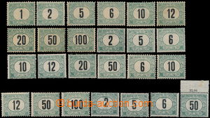 171051 - 1903-14 Mi.1-9A, 10-17A+B, 27-29X, 33X, compilation of posta