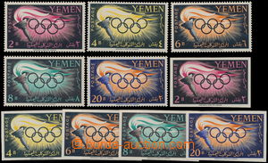 171098 - 1960 SG.126-130, Mi.200A,B-205A,B, Olympic games 2B-20B, com
