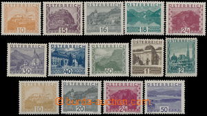 171102 - 1929 Mi.498-511, Velké krajinky, kompletní série, někter