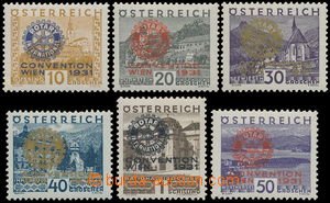 171104 - 1931 Mi.518-523, Rotary 10g-1Sch; kompletní série, kat. 35