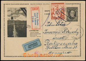 171129 - 1942 CDV 4/22, obrazová dopisnice Lomnický štít zaslaná