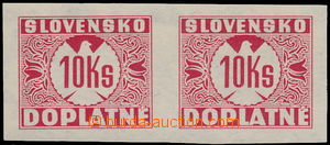 171319 - 1939 Alb.ND11Y, Doplatní 10Ks červená, nezoubkovaná, vod