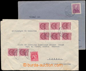 171325 - 1939-40 MAĎARSKÝ occupation   comp. 2 pcs of letters, 1x t