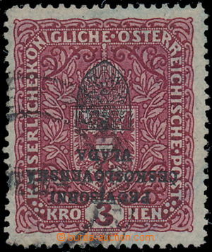 171353 -  PLATE PROOF  RV17Pp, Prague overprint I. (Small Emblem), ov
