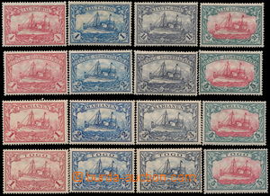 171389 - 1905-1919 KIAUTSCHOU Mi.34-37, MARIANEN Mi.16-18, 21B, TOGO 