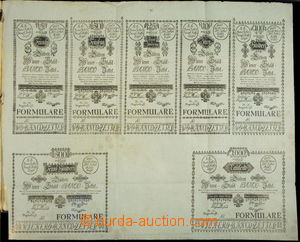 171470 - 1784 Joseph II., banknotes sampler of issue 1784 containing 