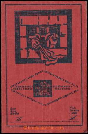 171553 - 1928 IDENTITY CARDS/ MEZINÁRODNÍ RUDÁ POMOC (Internationa