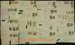 171570 - 1952-57 [COLLECTIONS]  selection of 48 pcs of entires sent F