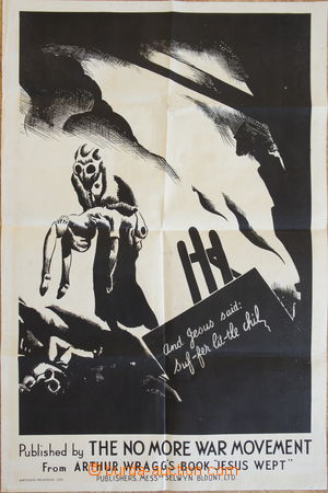 171607 - 1930 VELKÁ BRITÁNIE  plakát na protiválečnou knihu The 