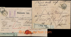 171618 - 1870 nákladní list adresovaný do Náchoda vyfr. kolkem 5K