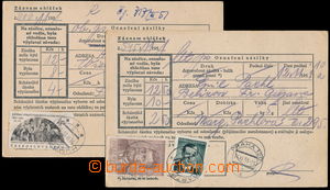 171627 - 1951 OHLÁŠKA ZÁVAD  služební formulář Ohláška výpl