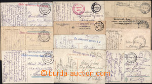 171646 - 1919-20 sestava 11ks pohlednic s různými útvarovými raz