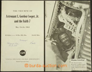 171661 - 1963 COSMONAUTICS  advertising bružura to flight American a