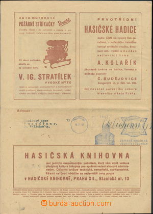 171669 - 1947 celý časopis Hasičské rozhledy č.13-14, vyfr. modr