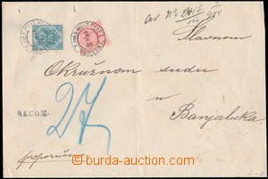 171676 - 1900 R-dopis adresovaný do Banjaluky vyfr. zn. I. emise!, M