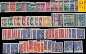171732 - 1939-1940 Pof.1-19, DL1-14, SL1-12, sestava na kartě A5, ko