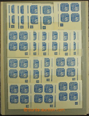 171734 - 1939 [COLLECTIONS]  Pof.NV1-9, Newspaper stamps I. 2h-1K, ac