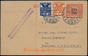 171744 - 1921 CDV17, dopisnice použitá po platnosti, dofr. zn. Holu