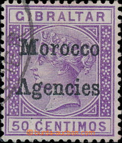 171783 - 1898-1900 Britská pošta, SG.6a, gibraltarská Viktorie 50C