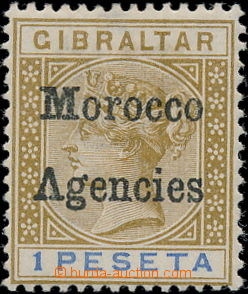 171785 - 1898-1900 Britská pošta, SG.7a, gibraltarská Viktorie 1Ps