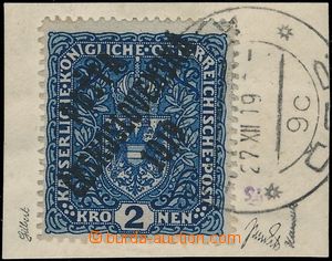 171799 - 1919 Pof.48II, 2K tmavě modrá, široký formát, II. typ, 