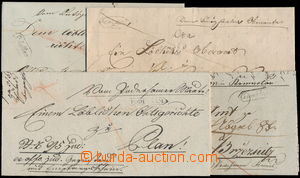 171802 - 1833-1845 CZECH LANDS comp. of 4 letters with frame hexagon 