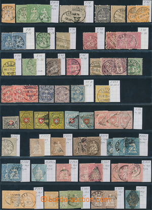 171825 - 1849-82 compilation of 71 classic stamps, contains i.a. Mi.8