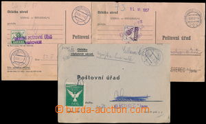 171858 - 1955-57 OHLÁŠKA ZÁVAD služební formulář Ohláška vý