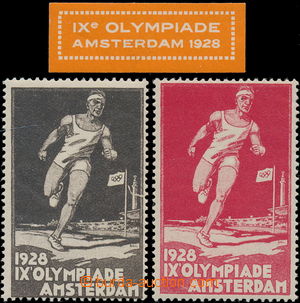 171859 - 1928 SPORT/ Summer Olympic Games 1928:  advertising labels, 