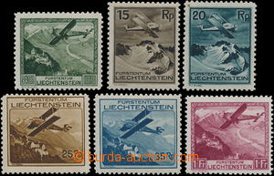 171880 - 1930 Mi.108-113, Letecké, kompletní série; svěží, kat.