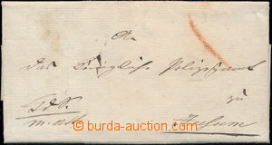 171950 - 1816 skládaný předznámkový dopis do Husumu (Šlesvicko-