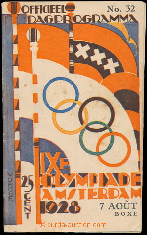 171987 - 1928 LOH AMSTERODAM 1928  oficiální program letní olympi