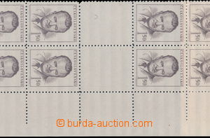 172078 - 1948 Pof.Ms485, Gottwald 1,50Kčs hnědá, dvojice svislých