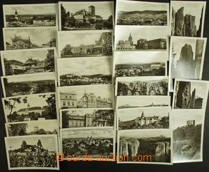 172168 - 1951 CPH9 /1-24, Towns, Landscape; several  pcs with product