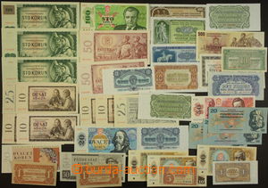 172186 - 1949-93 sestava 39ks bankovek, obsahuje mj. Ba.77, 83b, 85a,