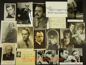 172237 - 1920-80 [SBÍRKY] zajímavá sestava 30 portrétních fotopo