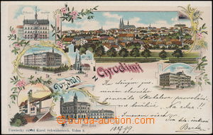 172338 - 1899 CHRUDIM - barevná vícezáběrová lito, tisk K. Schwi