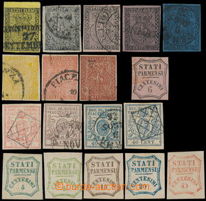 172368 - 1852-59 Sass.1-5, 6-8, 9-11, 12-15,17, téměř celá sbírk