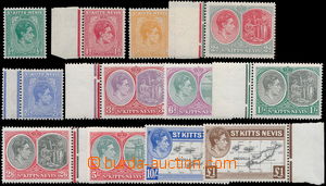 172400 - 1938-50 SG.68-77, George VI. - Motives; complete set, almost