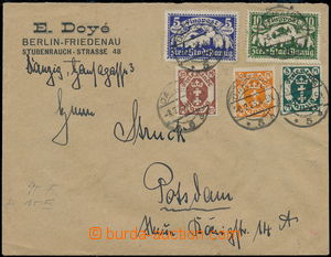 172410 - 1923 filatelisticky ovlivněný dopis adresovaný do Postupi